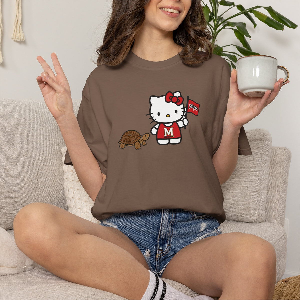 University of Maryland Hello Kitty Shirt