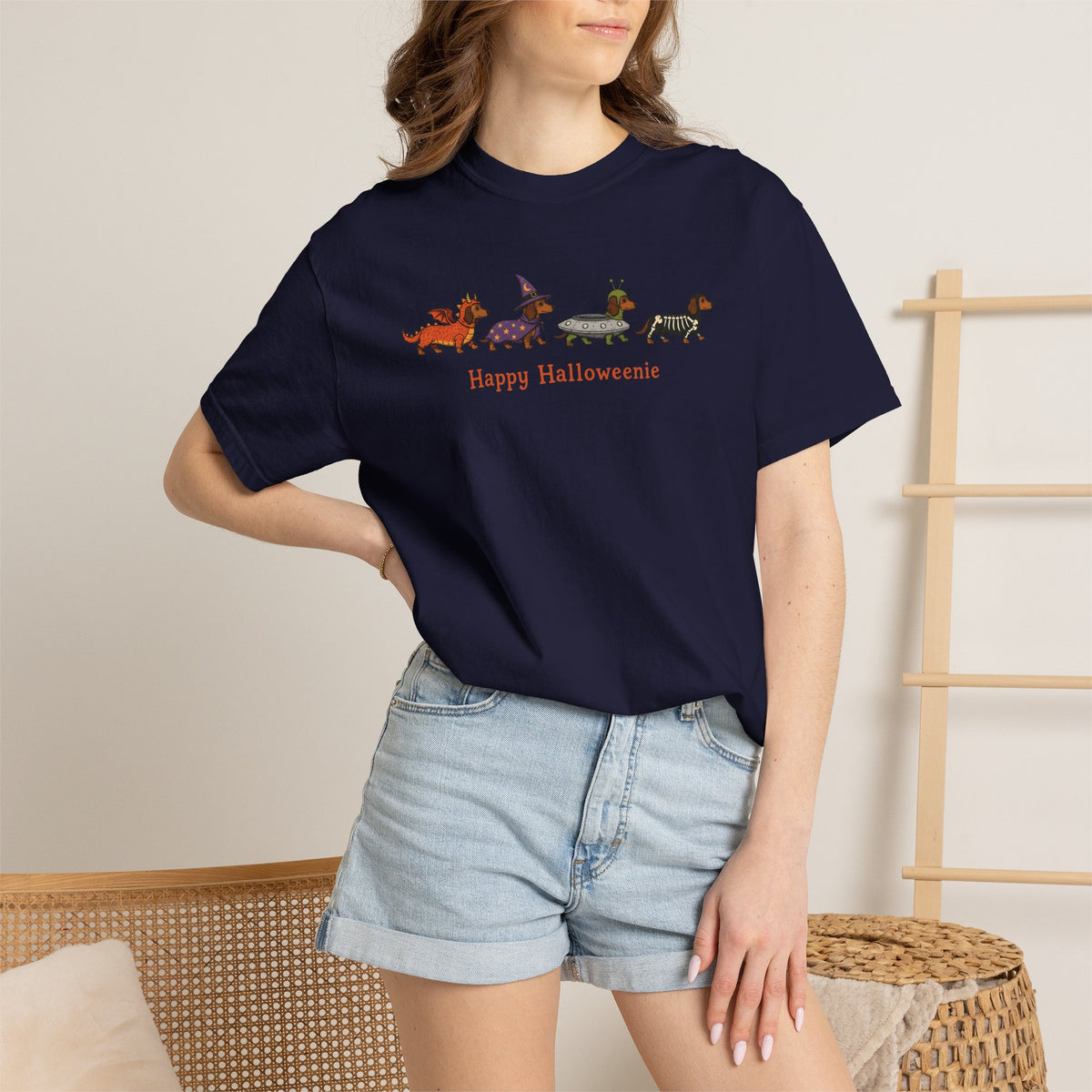 Happy Halloweenie Dachshund Shirt