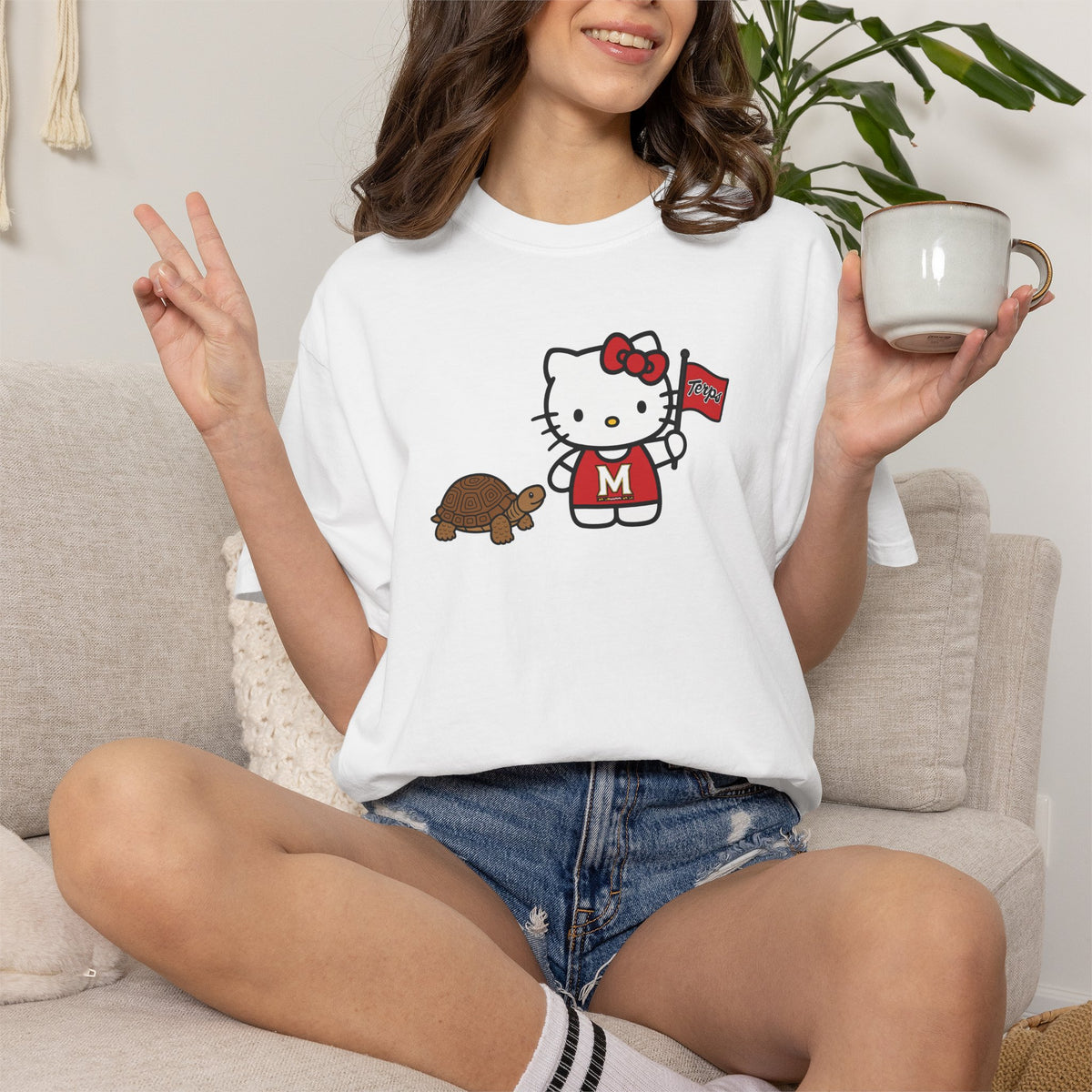 University of Maryland Hello Kitty Shirt