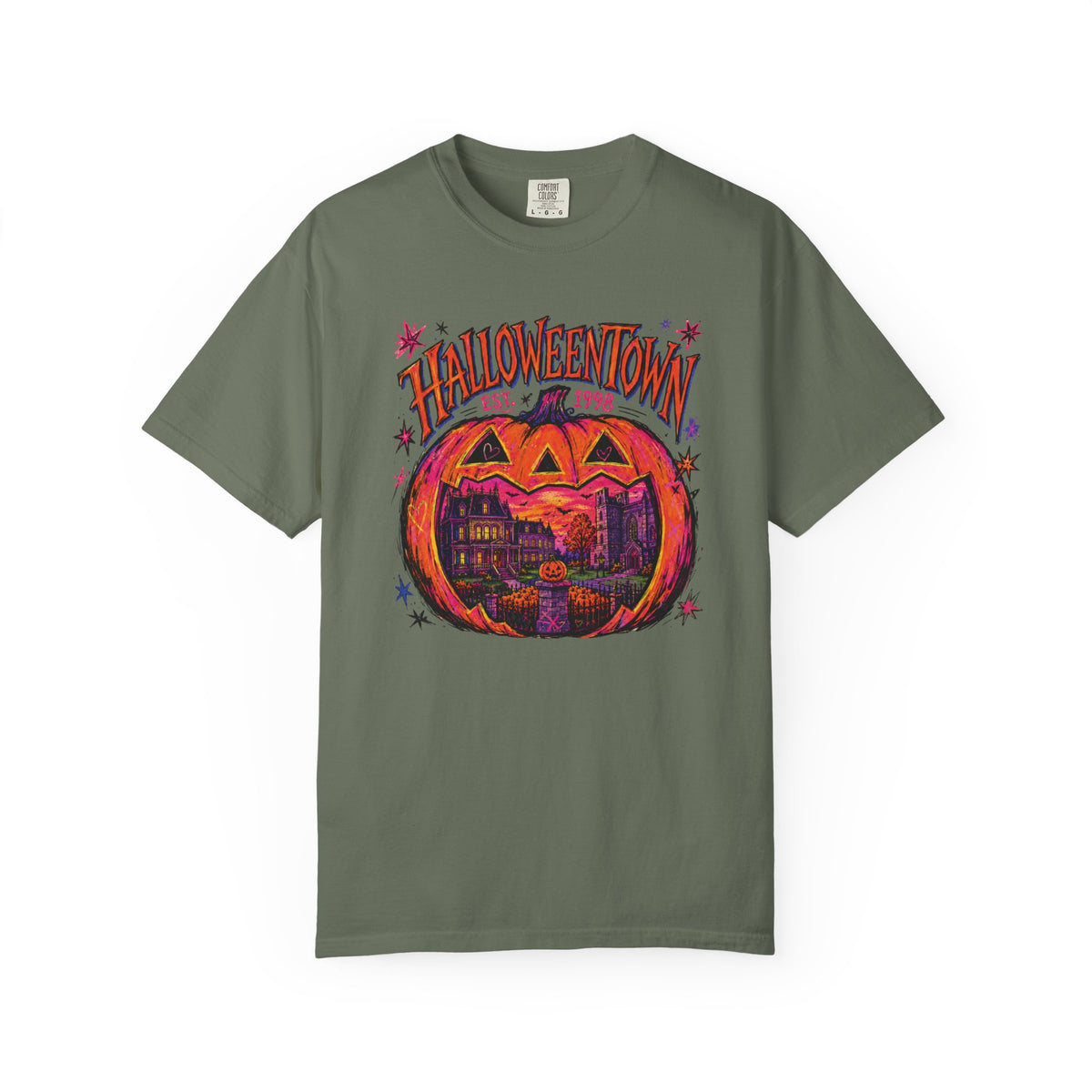 Halloweentown Neon Punk Shirt