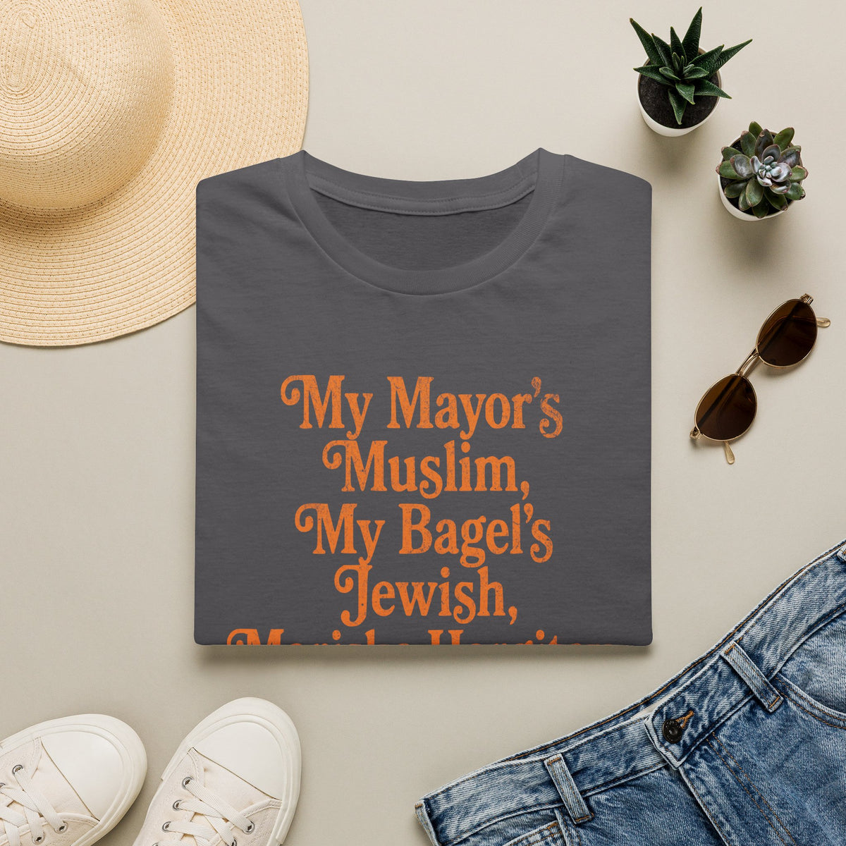 My Mayor's Muslim My Bagel's Jewish Mariska Hargitay Knicks All The Way Shirt