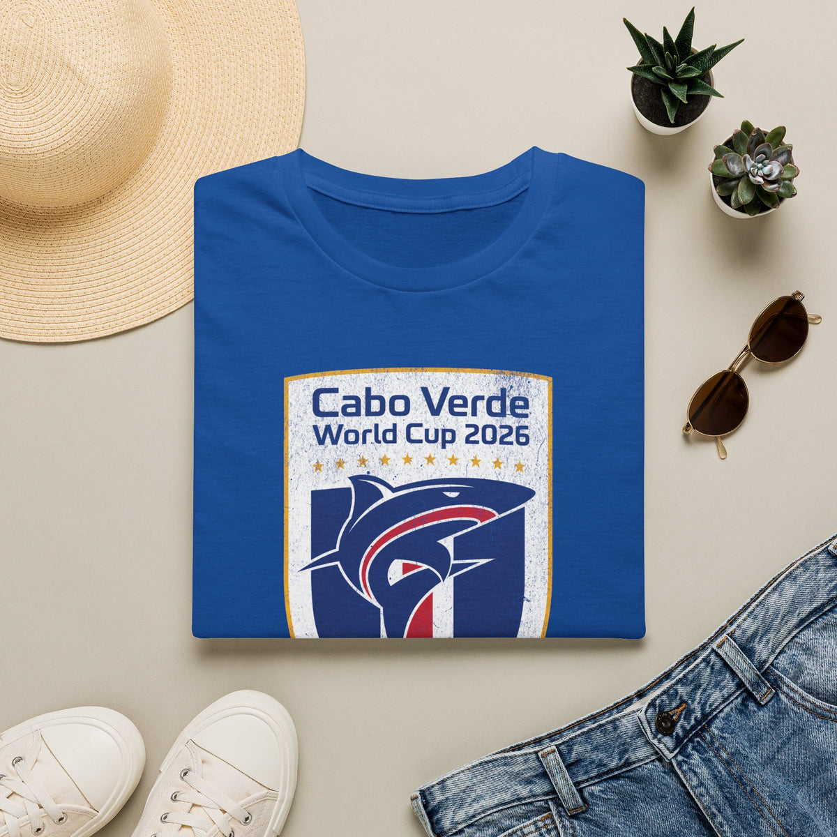 Cabo Verde Crest World Cup 2026 Shirt