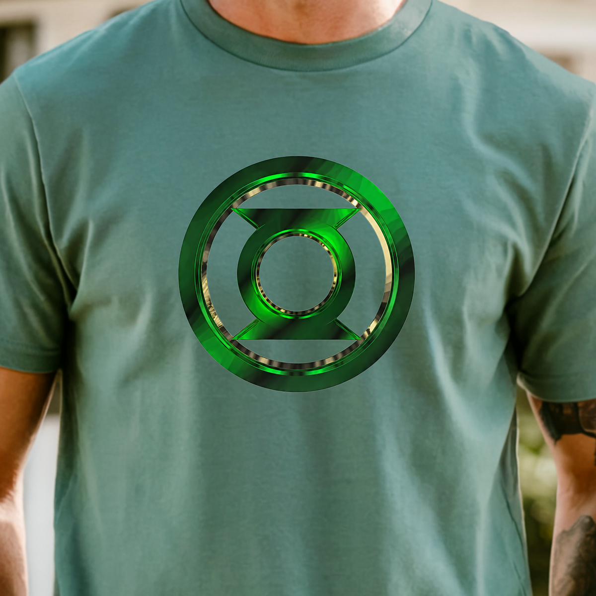 Green Lantern 3D Logo Shirt