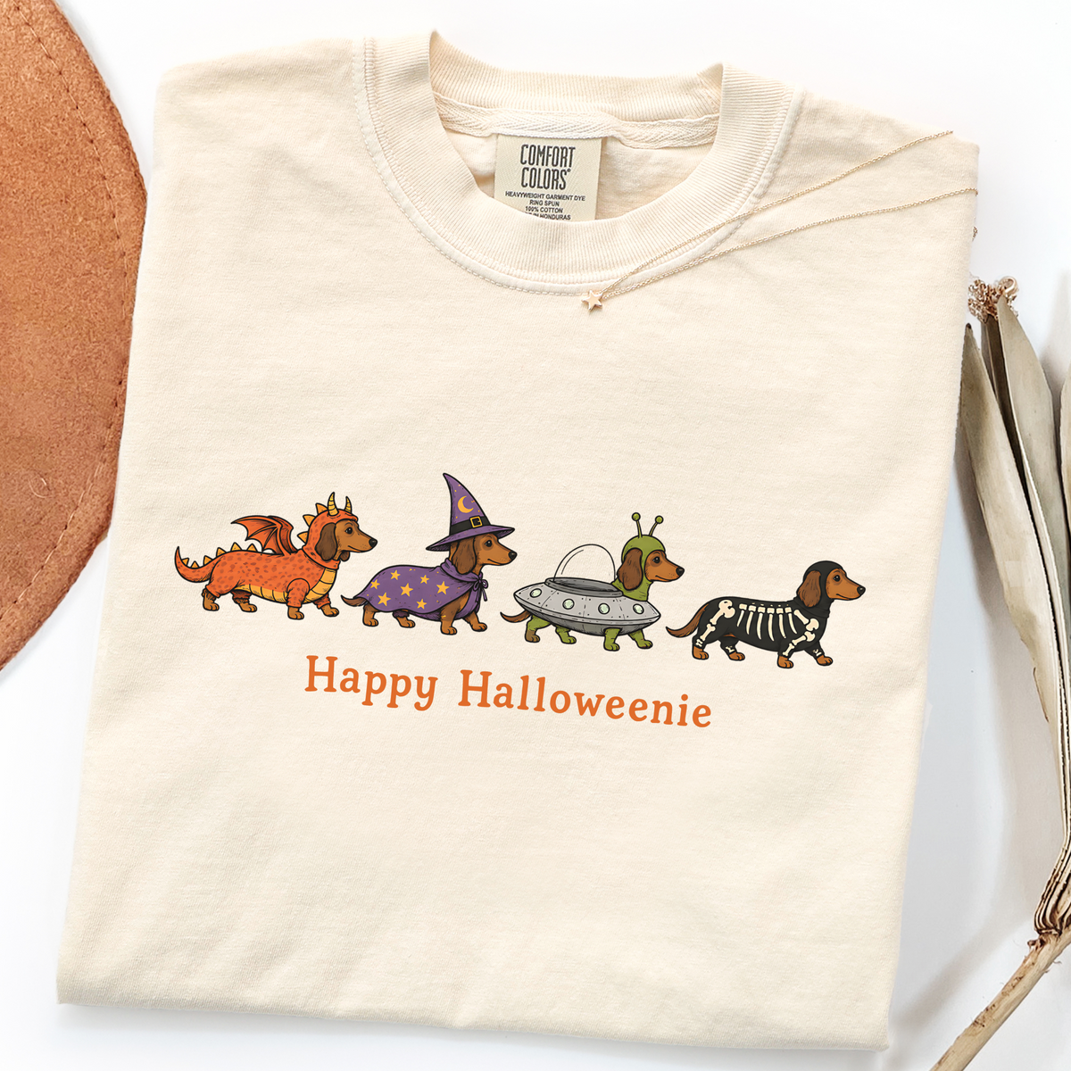 Happy Halloweenie Dachshund Shirt