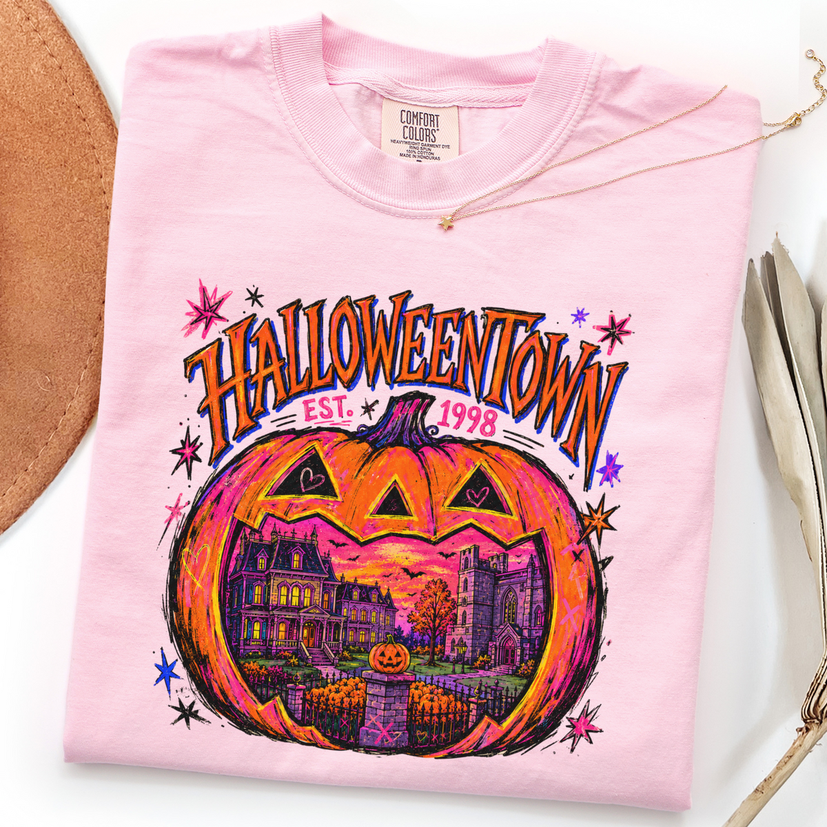Halloweentown Neon Punk Shirt