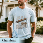 Comfort Colors®I'll Be in the Backyard T-shirt,Funny Cigar Whiskey Tee,Father's Day Gift,Men's Backyard BBQ Shirt,Whiskey & Cigar Lover Gift
