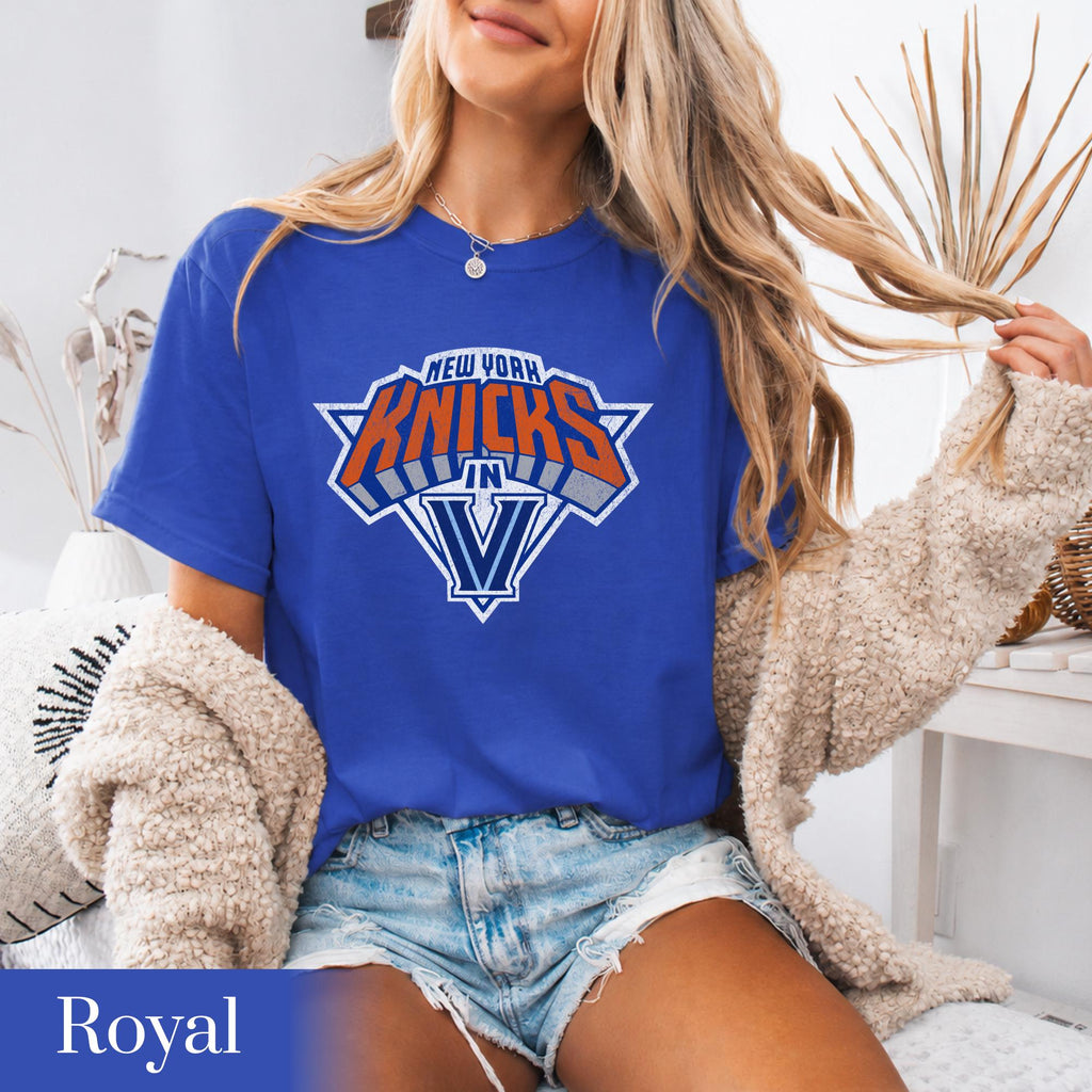 Knicks in Five Shirt, Villanova Knicks Tee, Nova Knicks Shirt, Knicks NBA Champions 2026 Shirt, Knicks in V Shirt, New York City Basketball