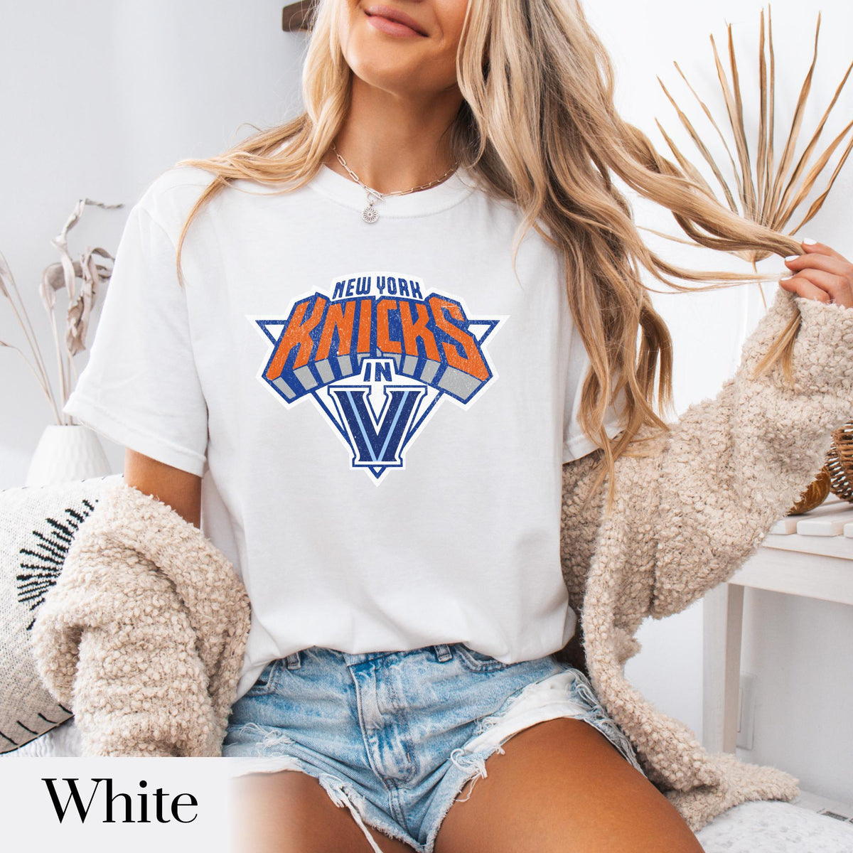 Knicks in Five Shirt, Villanova Knicks Tee, Nova Knicks Shirt, Knicks NBA Champions 2026 Shirt, Knicks in V Shirt, New York City Basketball