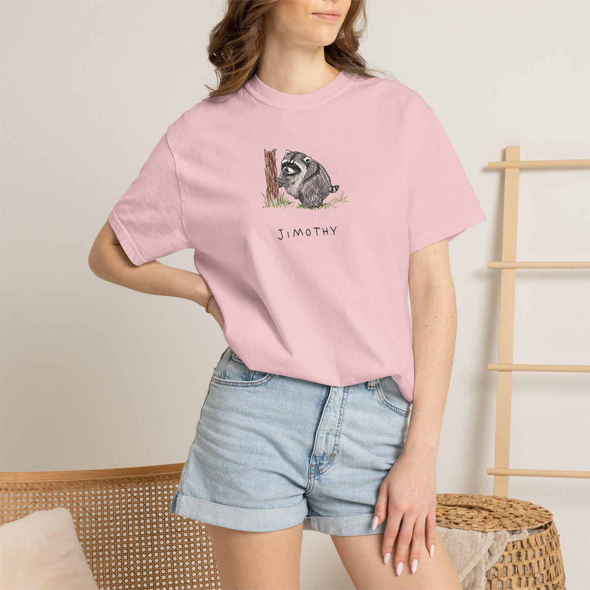 Comfort Colors® Jimothy Raccoon Viral Shirt, Short King Jimothy Tee. Cute Trash Panda Shirt, Famous Seattle Raccoon Shirt, Cute Baby Raccoon