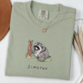 Comfort Colors® Jimothy Raccoon Viral Shirt, Short King Jimothy Tee. Cute Trash Panda Shirt, Famous Seattle Raccoon Shirt, Cute Baby Raccoon